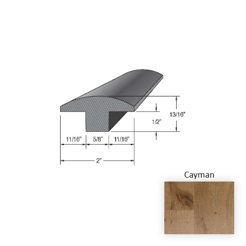 Castillian Premier Wood Cayman Hardwood Moulding / Trim Aluminum Oxide 1