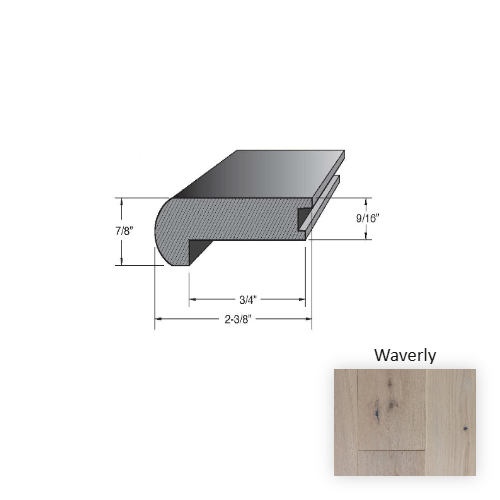 Castillian Estate Wood Waverly Hardwood Moulding / Trim Aluminum Oxide 1