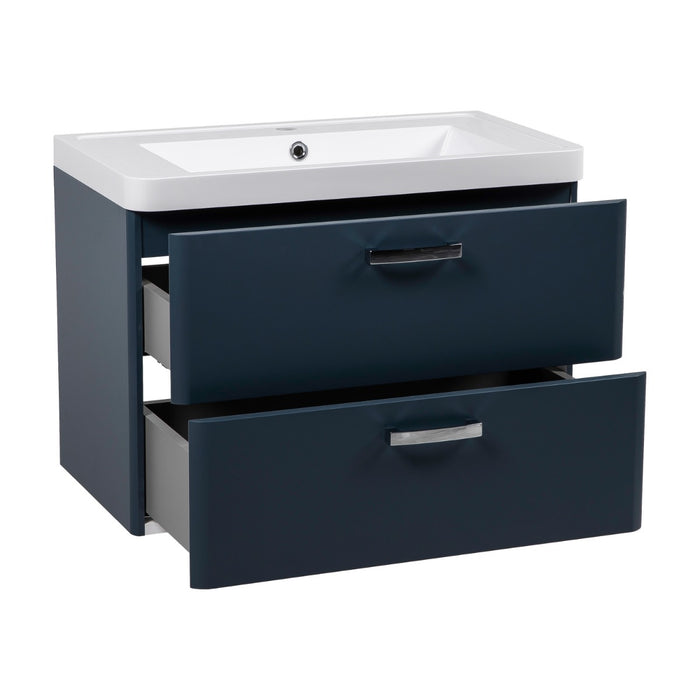 Fiona Wood Blue Matte Bathroom Vanity Blue Matte 2