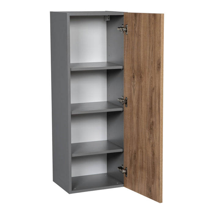 Wallkitchens Wood Natural Teak  Wall Cabinet Natural Teak 2