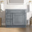 CVD Silver Solid Wood Left Drawer Bathroom Cabinet - 36" x 32.5" 1