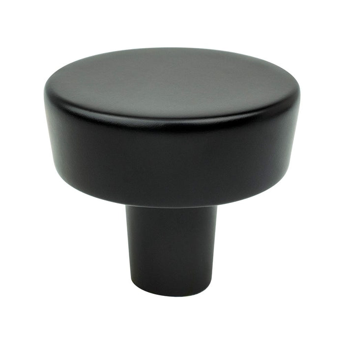 Brookridge Zinc Matte Black Cabinet Knob  1