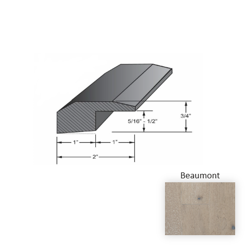 Belleme Wood Beaumont Hardwood Moulding / Trim Aluminum Oxide 1