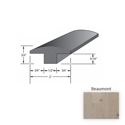 Belleme Wood Beaumont Hardwood Moulding / Trim Aluminum Oxide 1