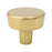 Brookridge Zinc Modern Brushed Gold Cabinet Knob  1