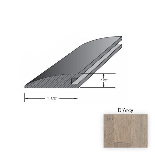 Belleme Wood D'Arcy Hardwood Moulding / Trim Aluminum Oxide 1