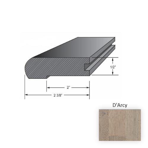Belleme Wood D'Arcy Hardwood Moulding / Trim Aluminum Oxide 1
