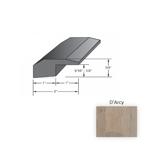 Belleme Wood D'Arcy Hardwood Moulding / Trim Aluminum Oxide 1