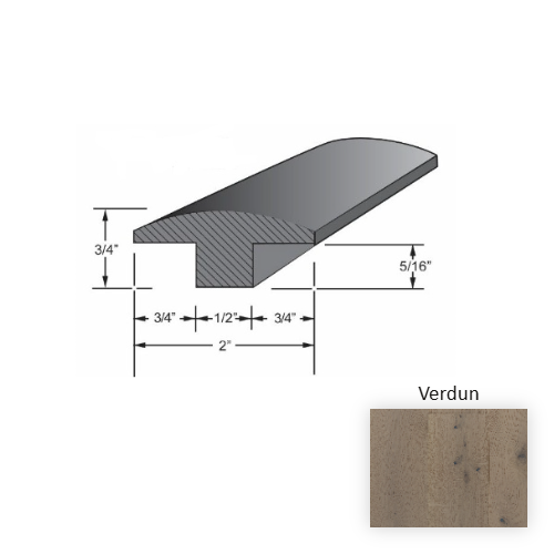 Belleme Wood Verdun Hardwood Moulding / Trim Aluminum Oxide 1