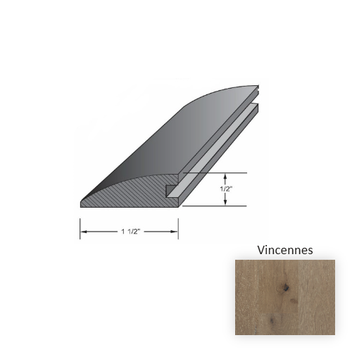 Belleme Wood Vincennes Hardwood Moulding / Trim Aluminum Oxide 1