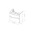 Wave Wood White Glossy Bathroom Vanity White Glossy 7