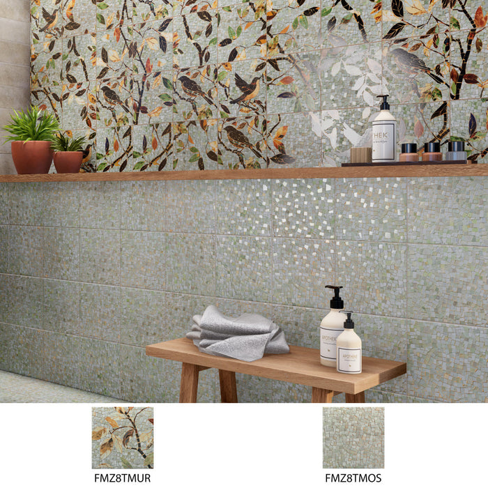 Tiffany Porcelain Decor Tile Mixed 7