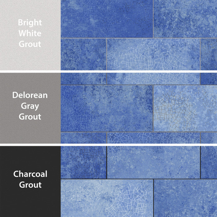 Myst Ceramic Blue Lava Tile Glossy 5