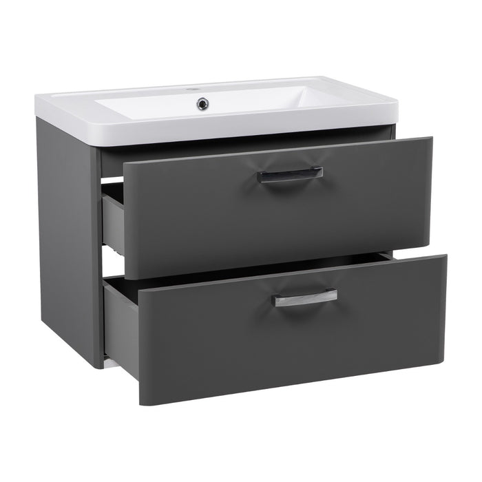 Fiona Wood Gray Matte Bathroom Vanity Gray Matte 3
