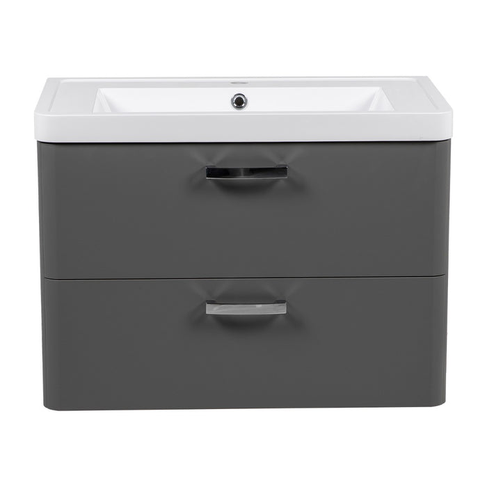 Fiona Wood Gray Matte Bathroom Vanity Gray Matte 5