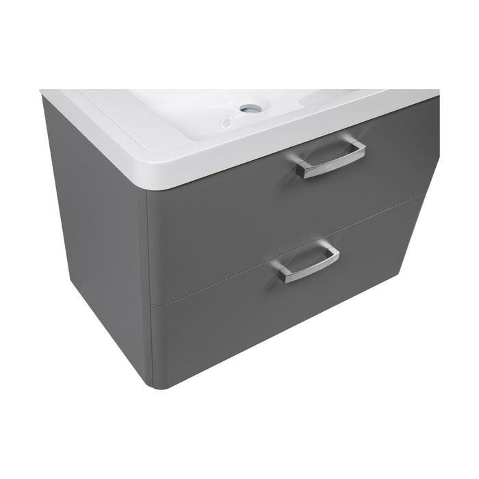 Fiona Wood Gray Matte Bathroom Vanity Gray Matte 6