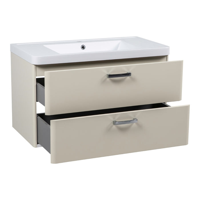 Fiona Wood Beige Matte Bathroom Vanity Beige Matte 3