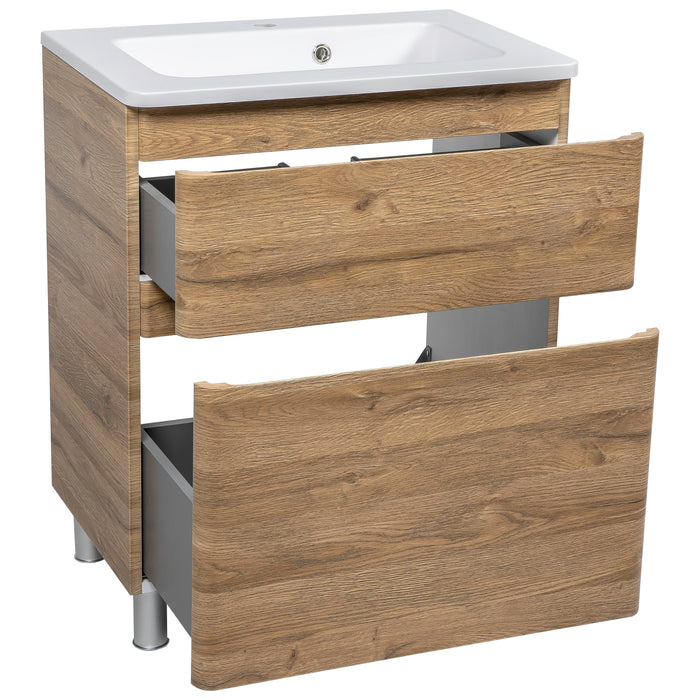 Comfort Wood Teak Natural  Bathroom Vanity Teak Natural 3