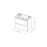 Delux Wood Blue Matte Bathroom Vanity Blue Matte 7