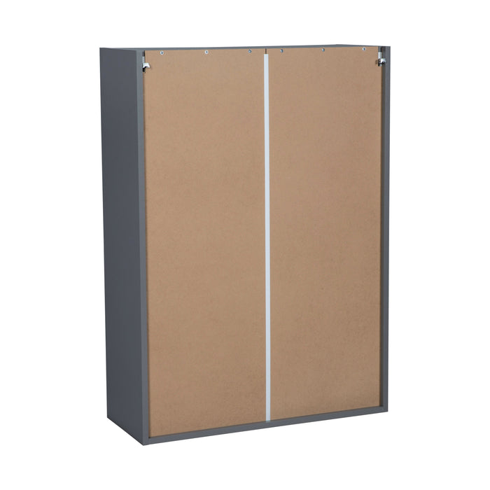 Wallkitchens Wood White Glossy Wall Cabinet White Glossy 3