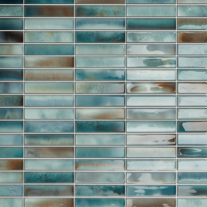 Borealis Ceramic Aqua Tile Glossy 2