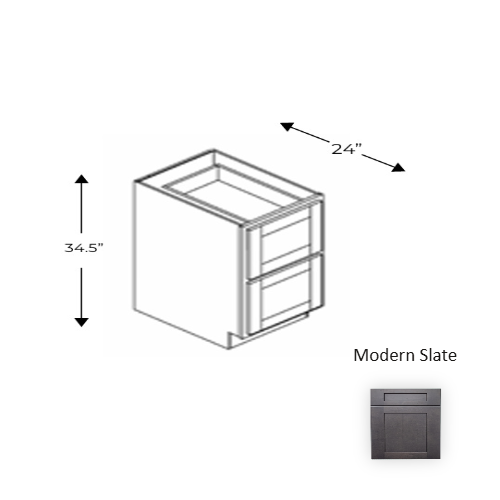 Framed Shaker Deluxe Wood Modern Slate Base Cabinet Natural clear coat 1