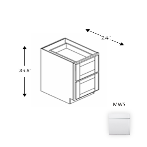 Framed Shaker Premium Wood Micro White Shaker Base Cabinet Natural clear coat 1
