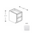 Framed Shaker Premium Wood White Shaker Base Cabinet Natural clear coat 1