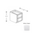 Framed Shaker Premium Wood White Shaker Base Cabinet Natural clear coat 1