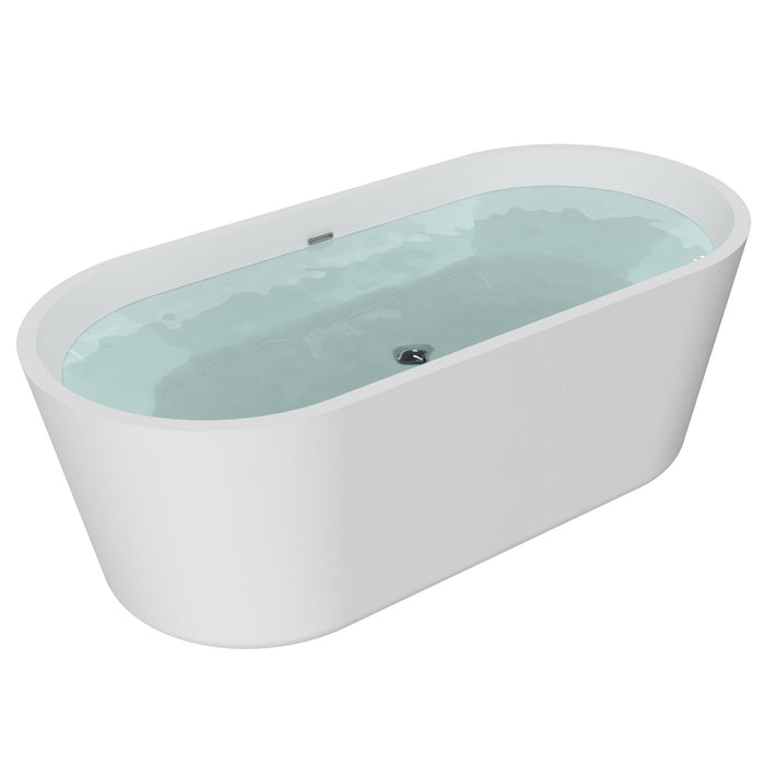 White Acrylic Bathtub