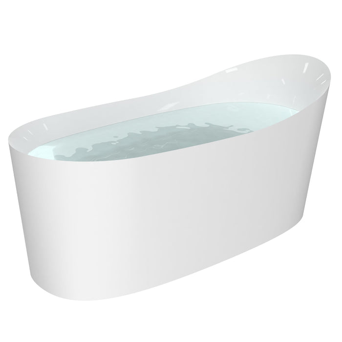 White Acrylic Bathtub