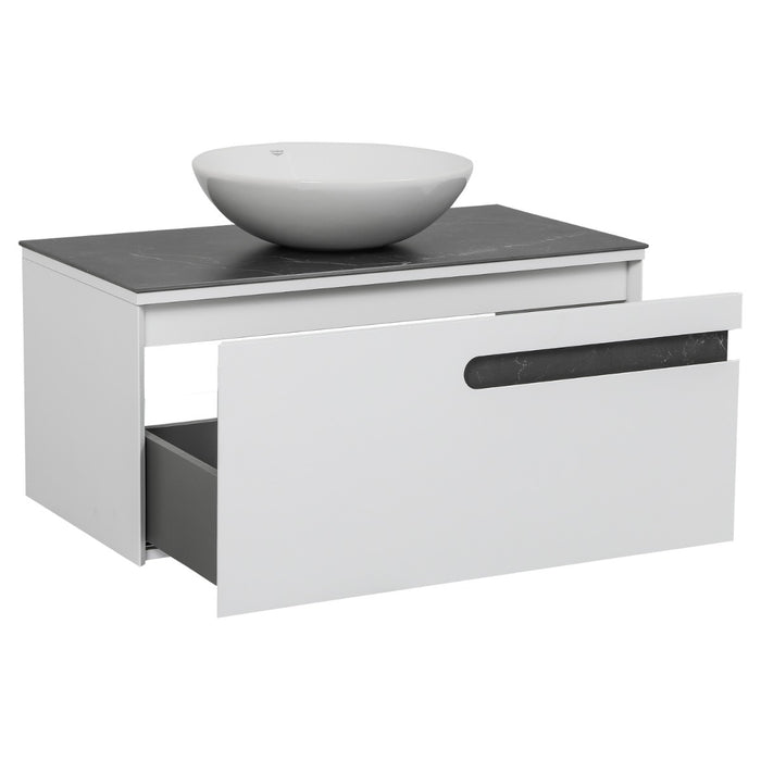 Ostin Wood White Matte Bathroom Vanity White Matte 3
