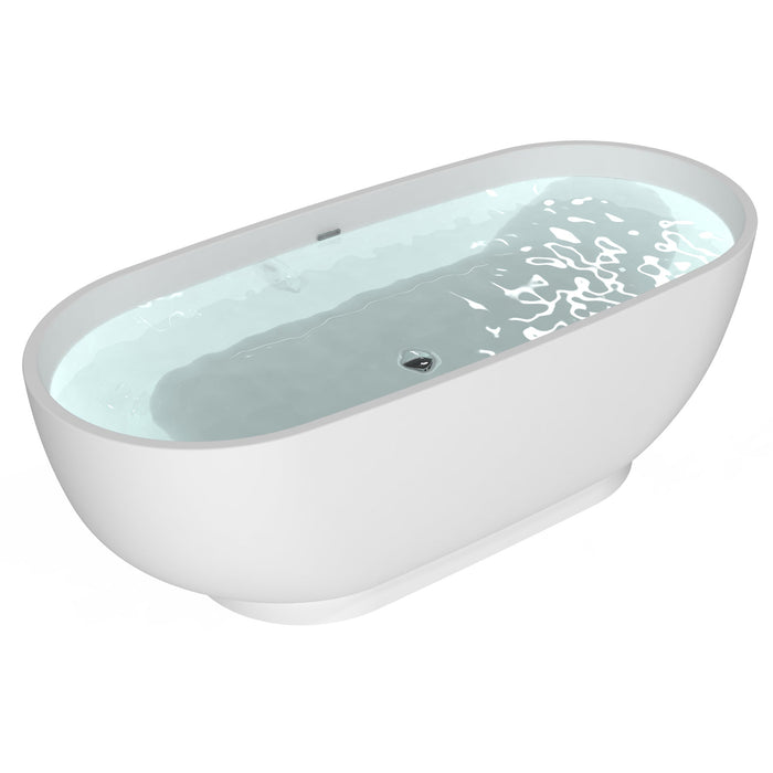 White Acrylic Bathtub