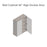 Wallkitchens Wood Grey  Wall Cabinet Grey 3