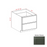 Slim Shaker Style Wood Aston Green Drawer Base Cabinet Aston Green 1