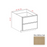 Slim Shaker Style Wood White Oak Drawer Base Cabinet White Oak 1