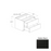 Frameless European Style Wood Matte Black Drawer Base Cabinet Matte Black 1