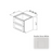 Double Shaker Style Wood Dove White Base Cabinet Dove White 1