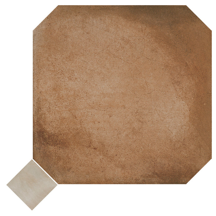 Laverton Porcelain Octagon Natural with Taco Arena Tile Matte 3