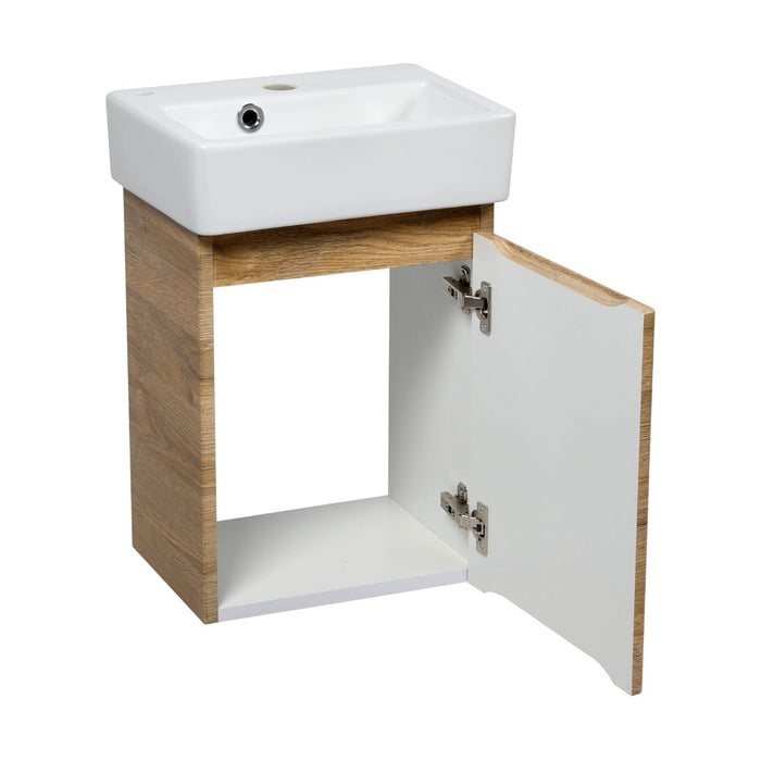 Comfort Wood Teak Natural  Bathroom Vanity Teak Natural 3