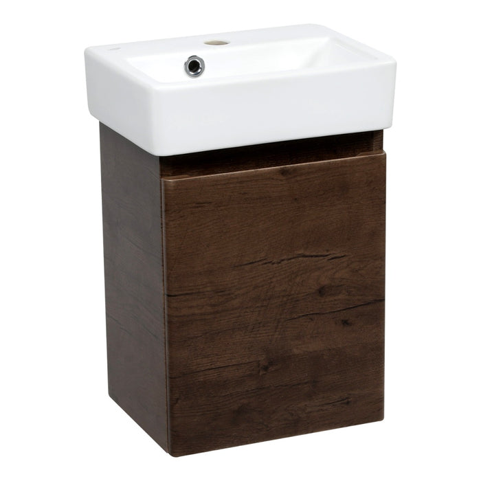 Comfort Wood Rosewood  Bathroom Vanity Rosewood 1