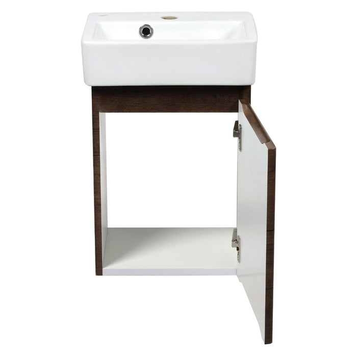 Comfort Wood Rosewood  Bathroom Vanity Rosewood 4