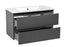 Edison Wood Gray Matte Bathroom Vanity Gray Matte 3