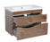 Wave Wood Rosewood  Bathroom Vanity Rosewood 3