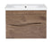 Wave Wood Rosewood  Bathroom Vanity Rosewood 4