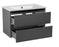 Edison Wood Gray Matte Bathroom Vanity Gray Matte 3