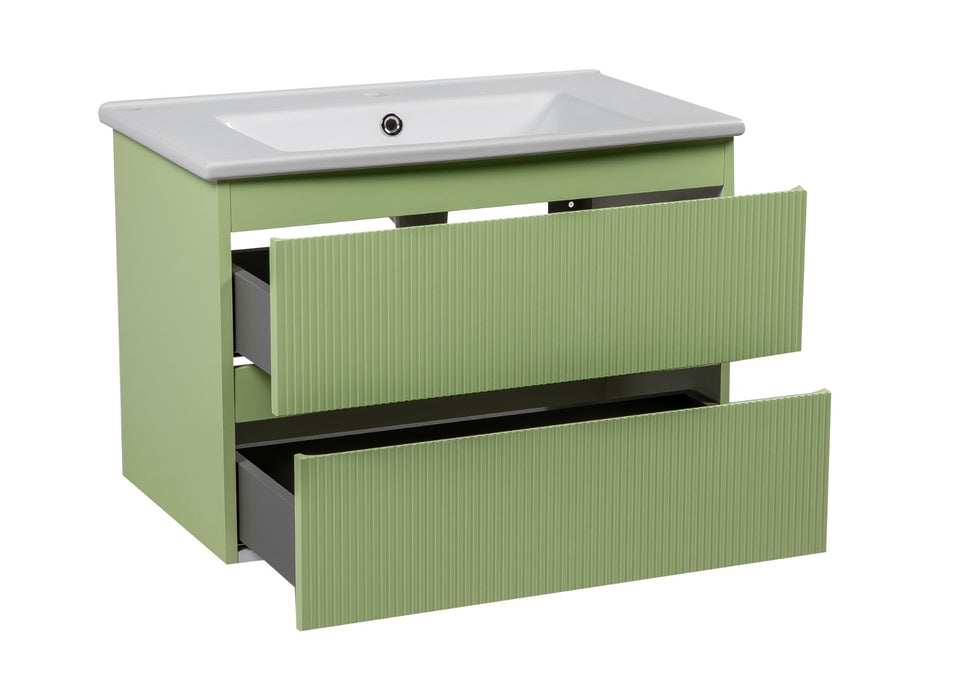 Edison Wood Pistachio Bathroom Vanity Pistachio 3