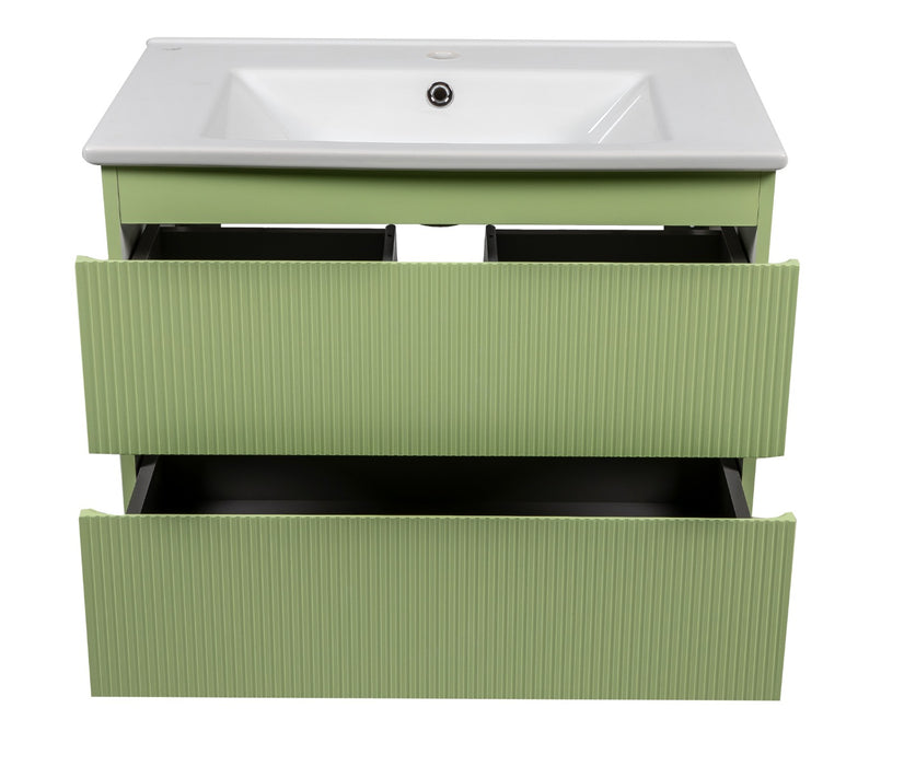 Edison Wood Pistachio Bathroom Vanity Pistachio 4