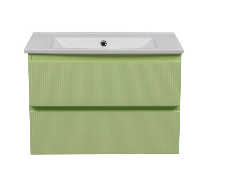 Edison Wood Pistachio Bathroom Vanity Pistachio 5