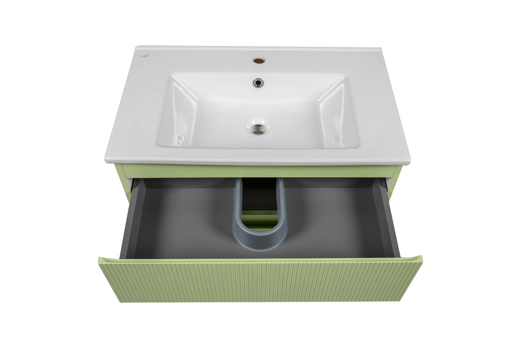 Edison Wood Pistachio Bathroom Vanity Pistachio 6